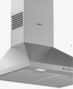 ITEM_DESCRIPTION - Bosch Serie 2 DWP64BC50B 60cm Pyramid Chimney Cooker Hood, Stainless Steel -...