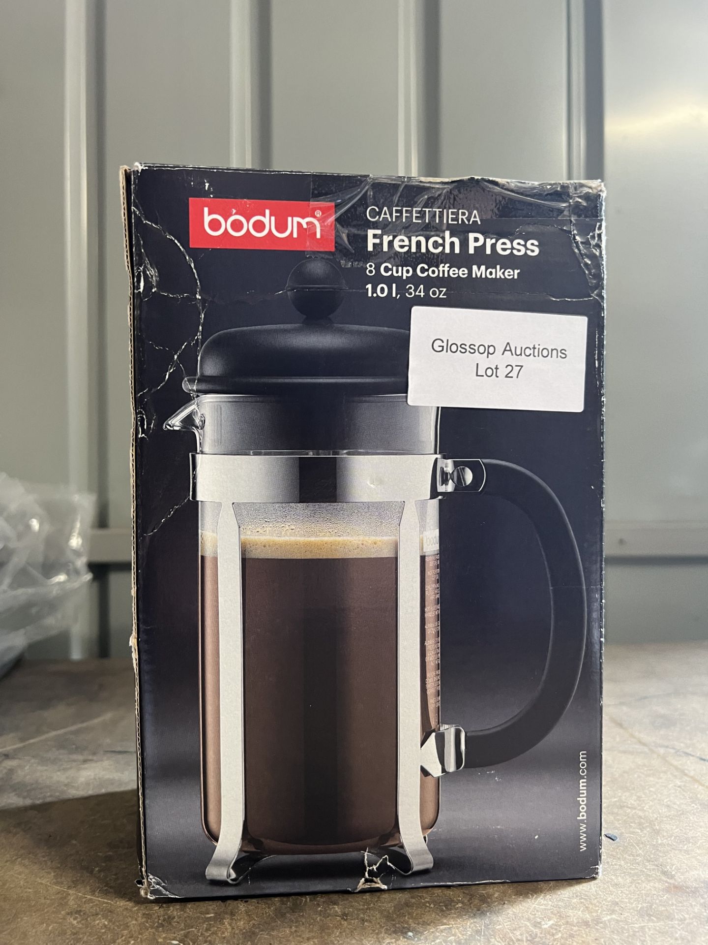 BODUM Cafeteria 8 Cup French Press Coffee Maker, 1.0 l. RRP £59.90 - GRADE U - Image 2 of 2