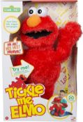 2 X Sesame Street 18"" Tickle Me Elmo. RRP £86.00 - GRADE U