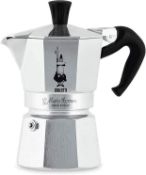 Bialetti Moka Express Aluminium Stovetop Coffee Maker. RRP £24.99 - GRADE U