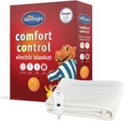 Silentnight Comfort Control Electric Underblanket - Single. RRP £30.00 - GRADE U