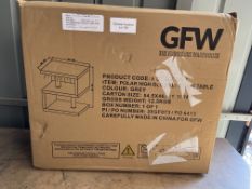 GFW Polar High Gloss LED Side Table. RRP £69.99 - GRADE U