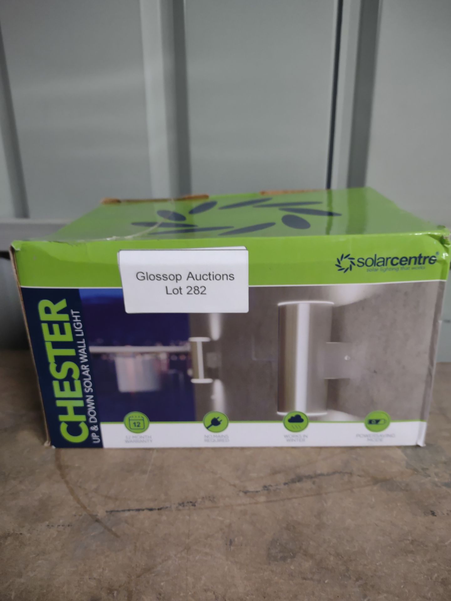 Solar Centre Chester Up and Down Wall Light. RRP £24.99 - GRADE U