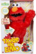 Sesame Street 18"" Tickle Me Elmo Laughs & Giggles Children's Kids Cuddly Toy. RRP £43.00 - GRADE U