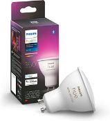 Philips Hue NEW White and Colour Ambiance Smart Light [GU10 Spot]. RRP £54.99 - GRADE U