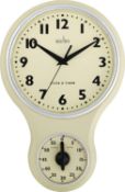 Acctim 21592 Kitchen Time Wall Clock. RRP £35.00 - GRADE U