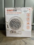 Warmlight Upright Fan Heater. RRP £21.99 - GRADE U