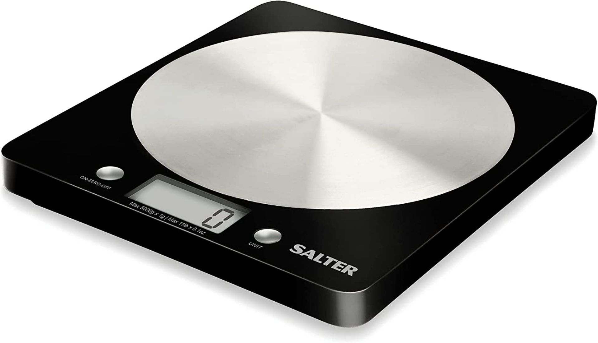 Salter Disc Electronic Scale. RRP £15.00 - GRADE U