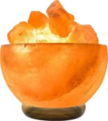 Fire Bowl Salt Lamp. RRP £24.99 - GRADE U