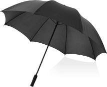 Standard black golf umbrella. RRP £24.99 - GRADE U