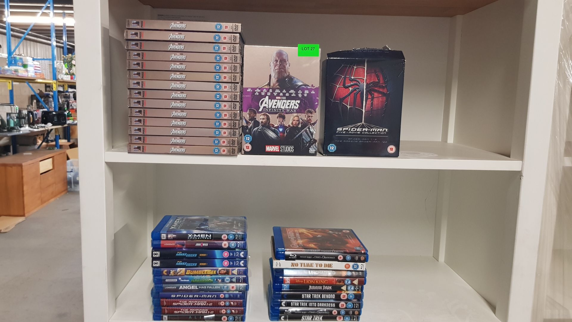 (27/R7) Lot RRP Approx. £170+. 37x Mixed Blu Ray & DVD Titles. 15X Avengers Infinity War DVD (All... - Image 11 of 11