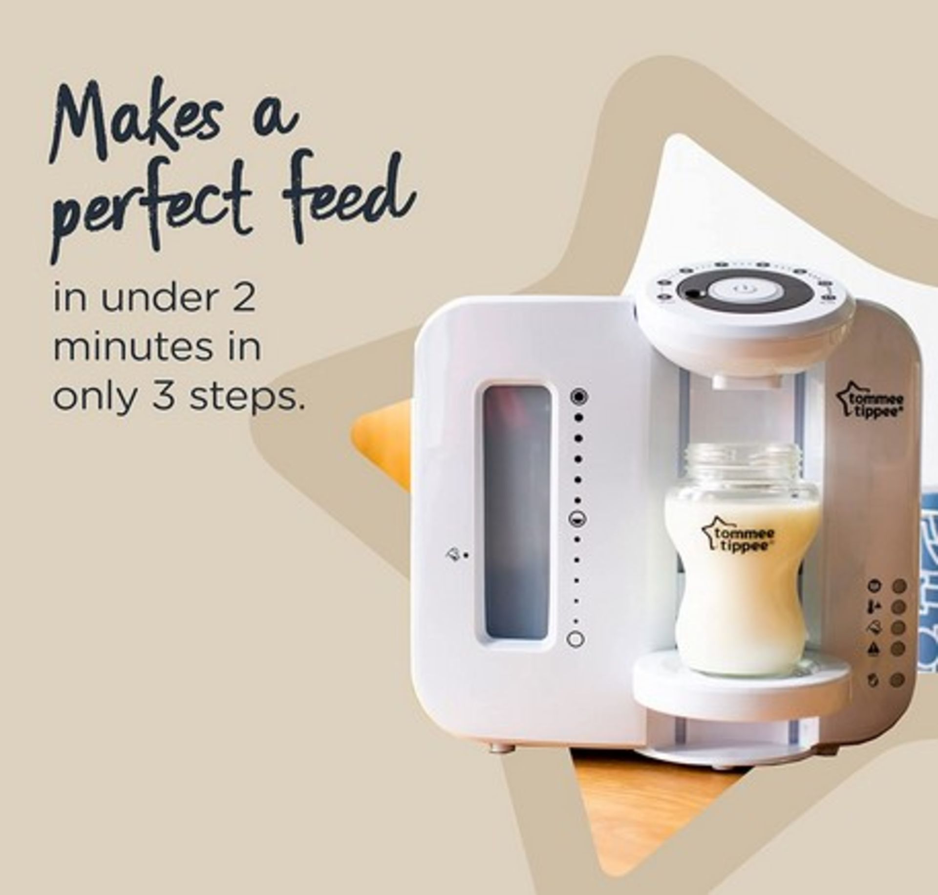 (47/7M) RRP £198. 2x Tommee Tippee Closer To Nature Perfect Prep Machine White RRP £99 Each.