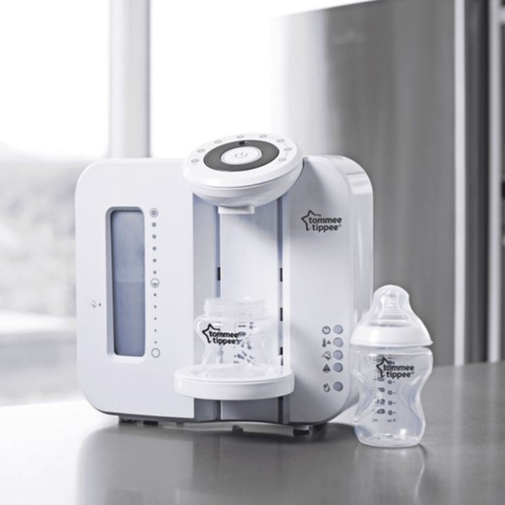 (43/7K) Lot RRP £198. 2x Tommee Tippee Closer To Nature Perfect Prep Machine White RRP £99 Each. - Image 2 of 3