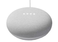 (110/R8) Lot RRP £138.99. 2x Google Speakers. 1x Nest Audio Grey RRP £89.99. 1x Nest Mini Grey RR...