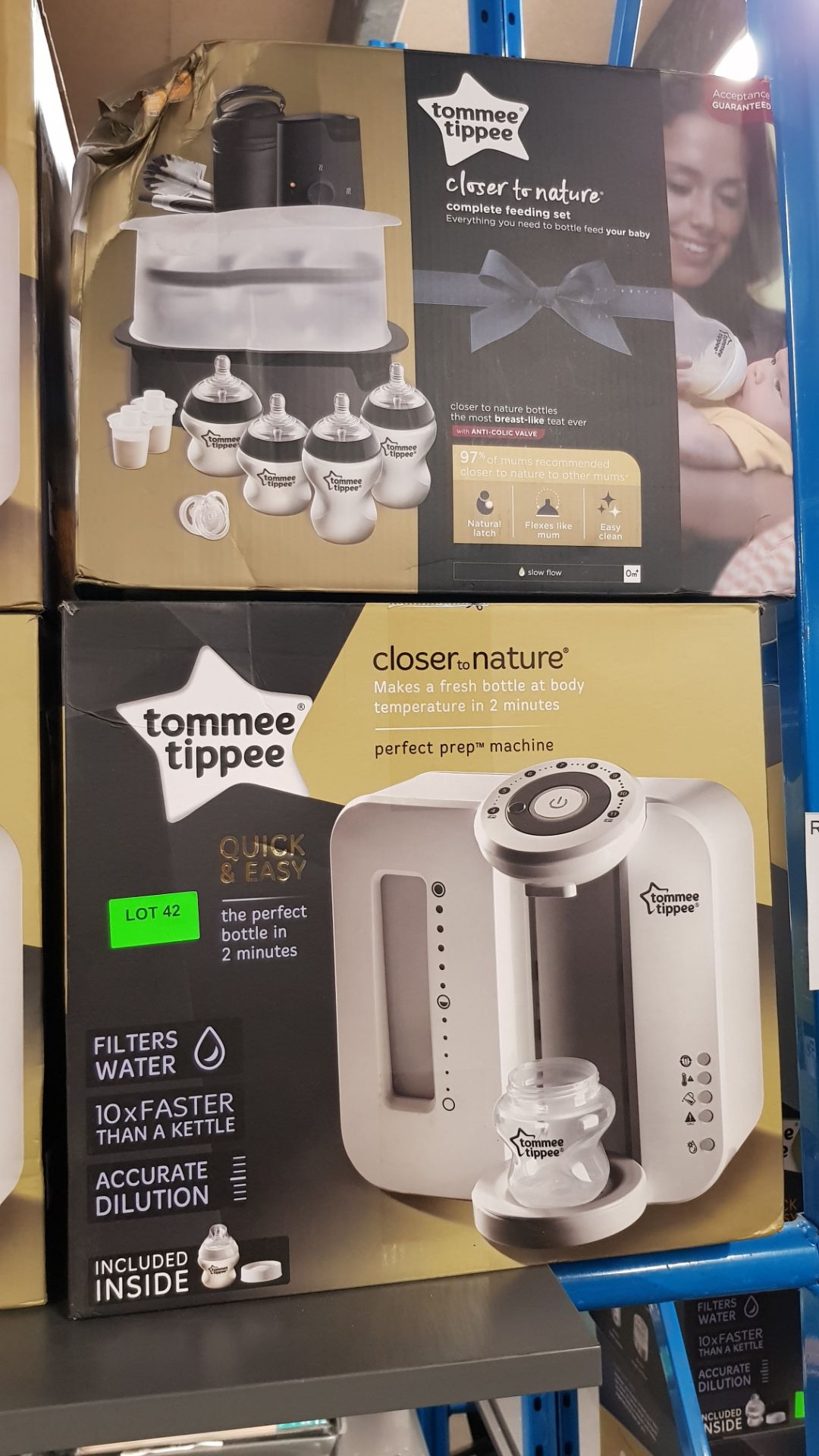 (42/7L) Lot RRP £198. 2x Tommee Tippee Closer To Nature Perfect Prep Machine White RRP £99 Each. - Image 3 of 3
