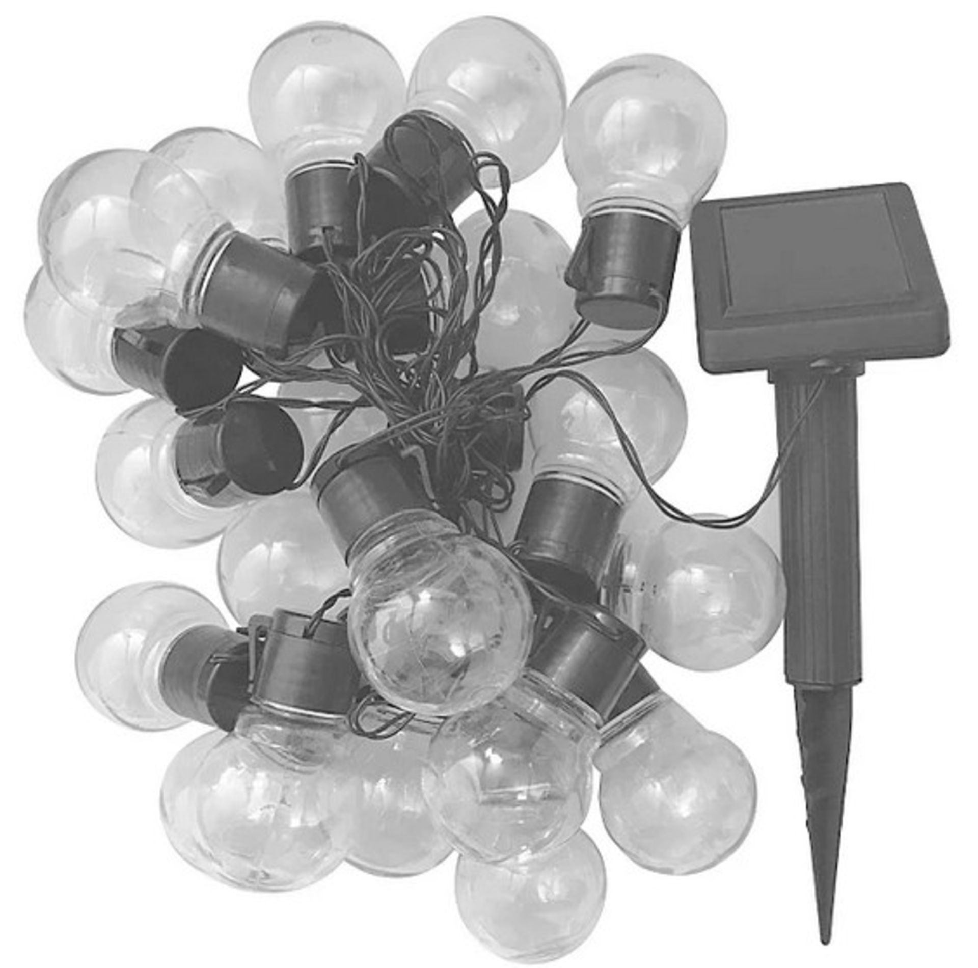 (82/8G) Lot RRP Circa £170+. Mixed Solar Lights Lot – Approx. 40x Items. To Include 3x White LED S..