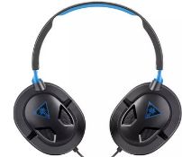 (7/R9) Lot RRP £103.98. 4x Turtle Beach Gaming Headsets. 2x Recon 50P PS5 & PS4 Blue RRP £22 Each...