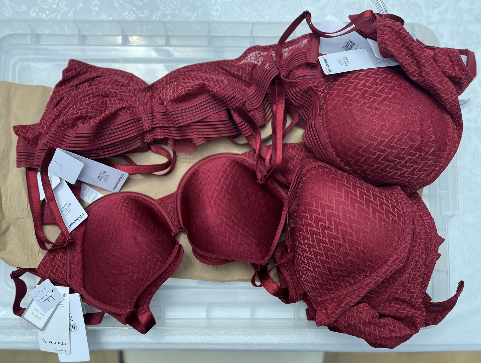 Three Boxes of Luxury High Quality French lingerie, Primarily Passionata and Valege. - Image 2 of 110