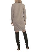 Designer Badgley Mischka Lightweight Fine Knitted Stretchy Jumper Dress UK 12 M