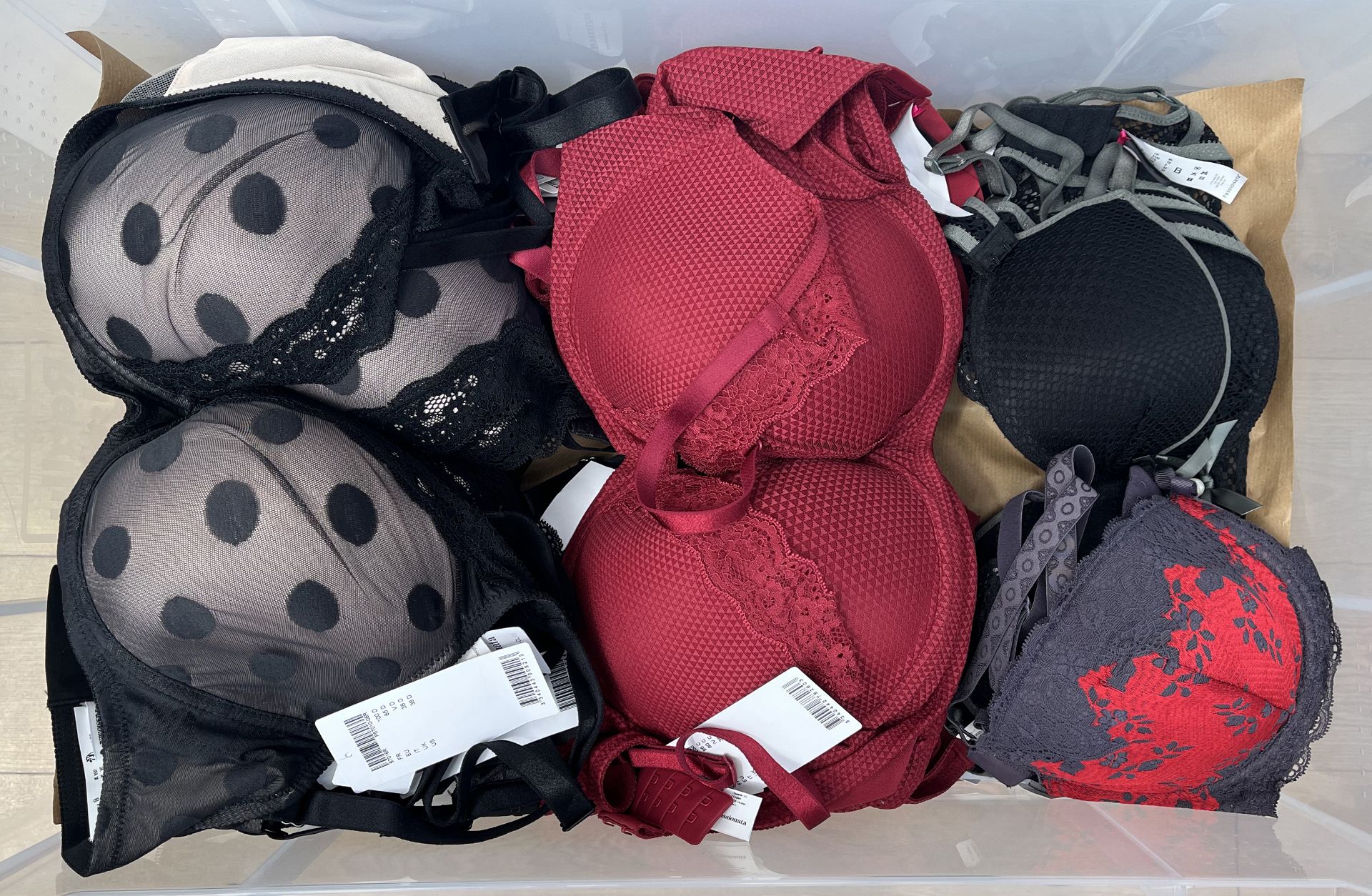 Three Boxes of Luxury High Quality French lingerie, Primarily Passionata and Valege. - Image 3 of 110