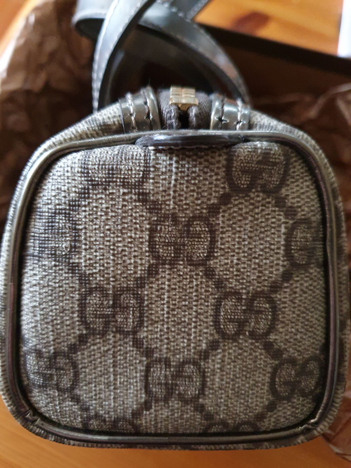 Genuine Gucci GG Micro Boston Bag - Image 7 of 11