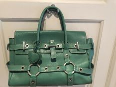 Luella Bartley Vintage 'Giselle' Green Leather Bag