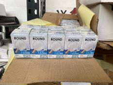 10 x 25W SBC Crompton Round Lamps Clear