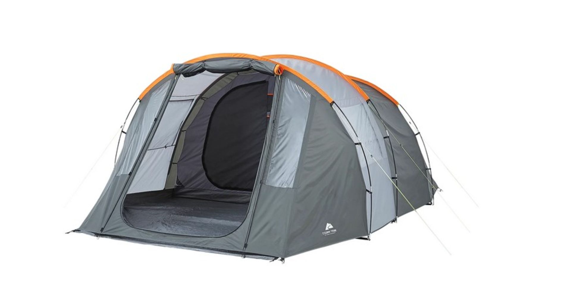 (29/6P) RRP £119. Ozark Trail Orange And Grey 6 Person Tunnel Tent. Assembled Dimensions: (H195cm... - Image 2 of 7