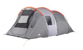 (29/6P) RRP £119. Ozark Trail Orange And Grey 6 Person Tunnel Tent. Assembled Dimensions: (H195cm...
