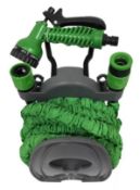 (62/6J) Lot RRP £75. 5x 15m Extendable Garden Hose & Reel Set RRP £15 Each.