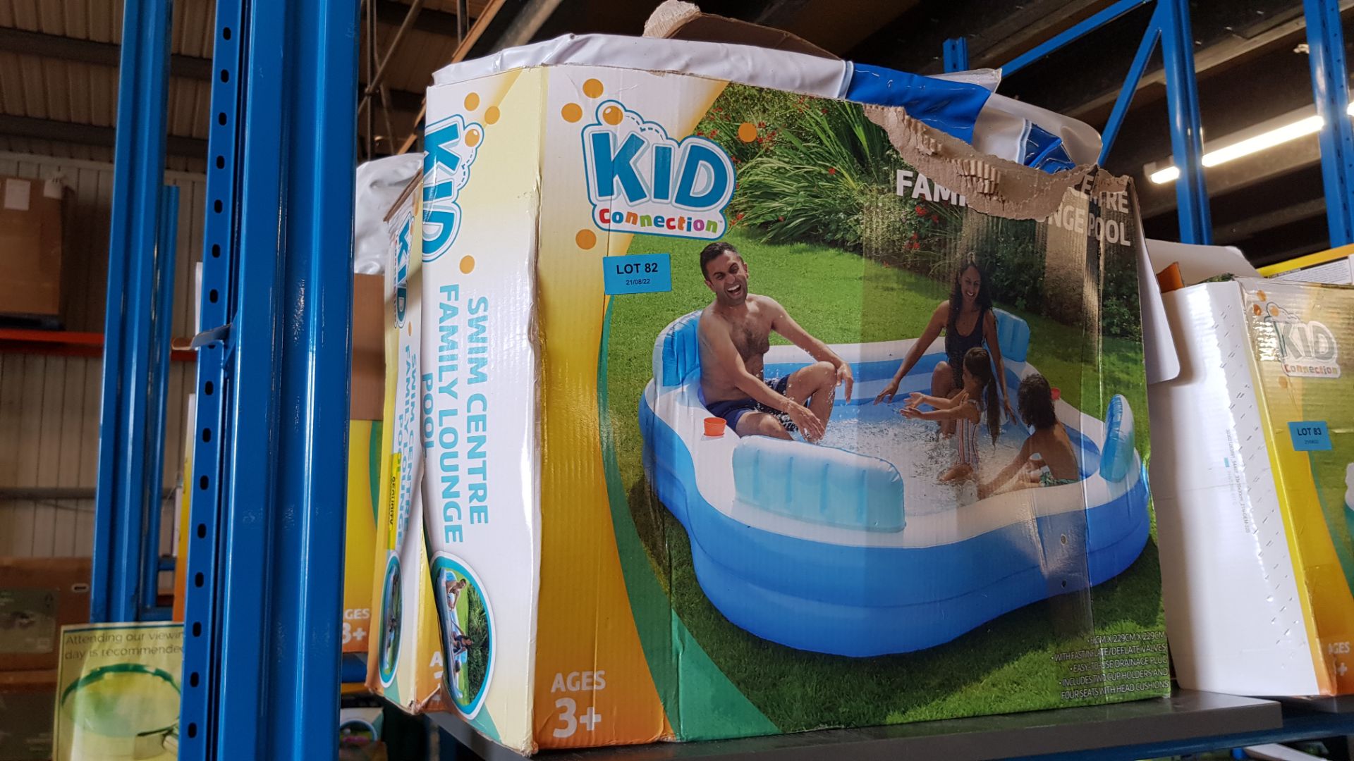 (82/6H) Lot RRP £160. 4x Kid Connection Swim Centre Family Lounge Pool RRP £40 Each. Dimensions:... - Image 5 of 5
