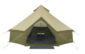 (30/6P) RRP £129. Ozark Trail Olive Green 8 Person Yurt Tent. Assembled Dimensions: (H234cm x W39...