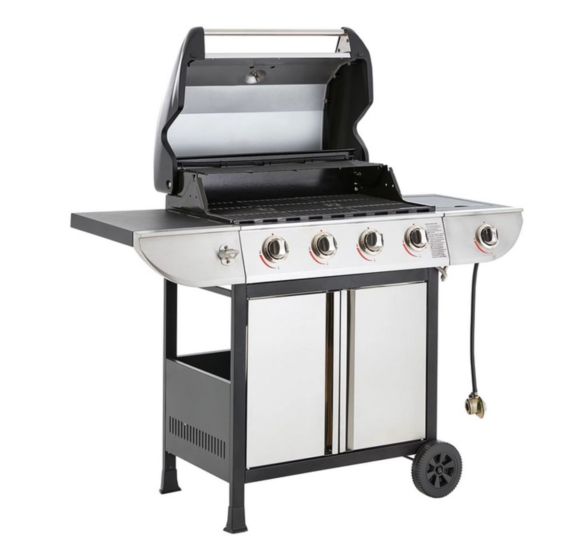 (2/P) RRP £229. Uniflame Classic 4 Burner Gas Grill With Side Burner. 28 Burger Capacity. 17.6 kW... - Image 2 of 6