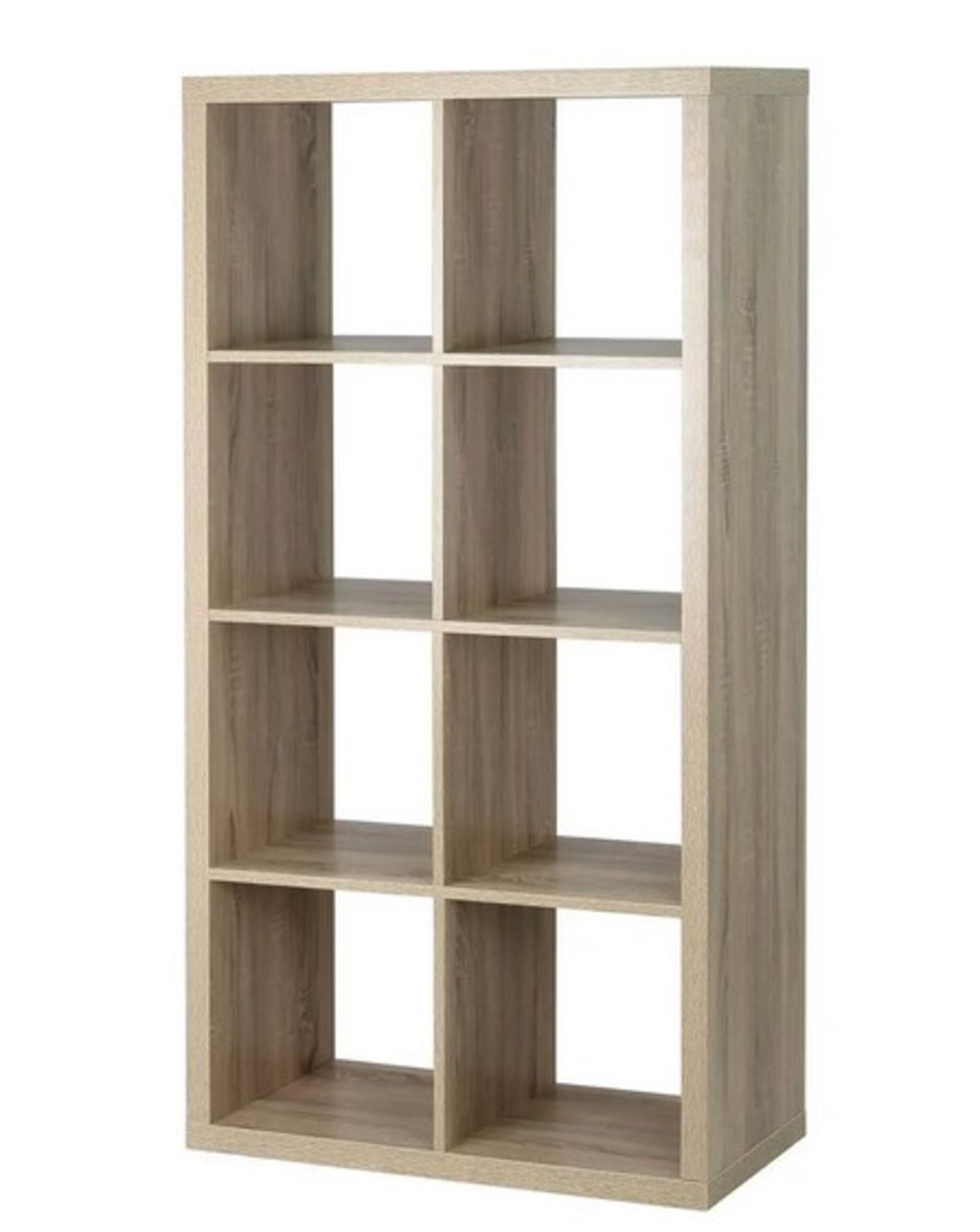 (142/Mez) Lot RRP £130. 2x Living Elements Clever Cube 2x4 Cube Storage Unit Oak Finish (H1460x W... - Image 3 of 5