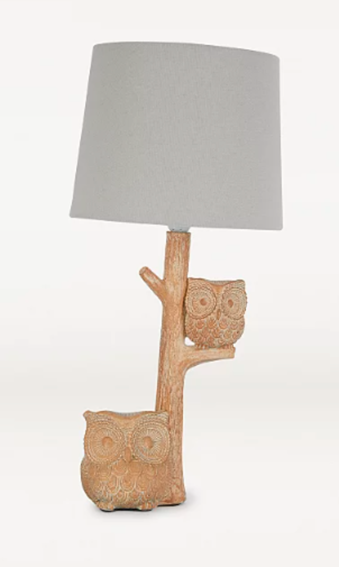 (72/7N) Lot RRP £120. 4x Natural Owl Table Lamp RRP £30 Each.