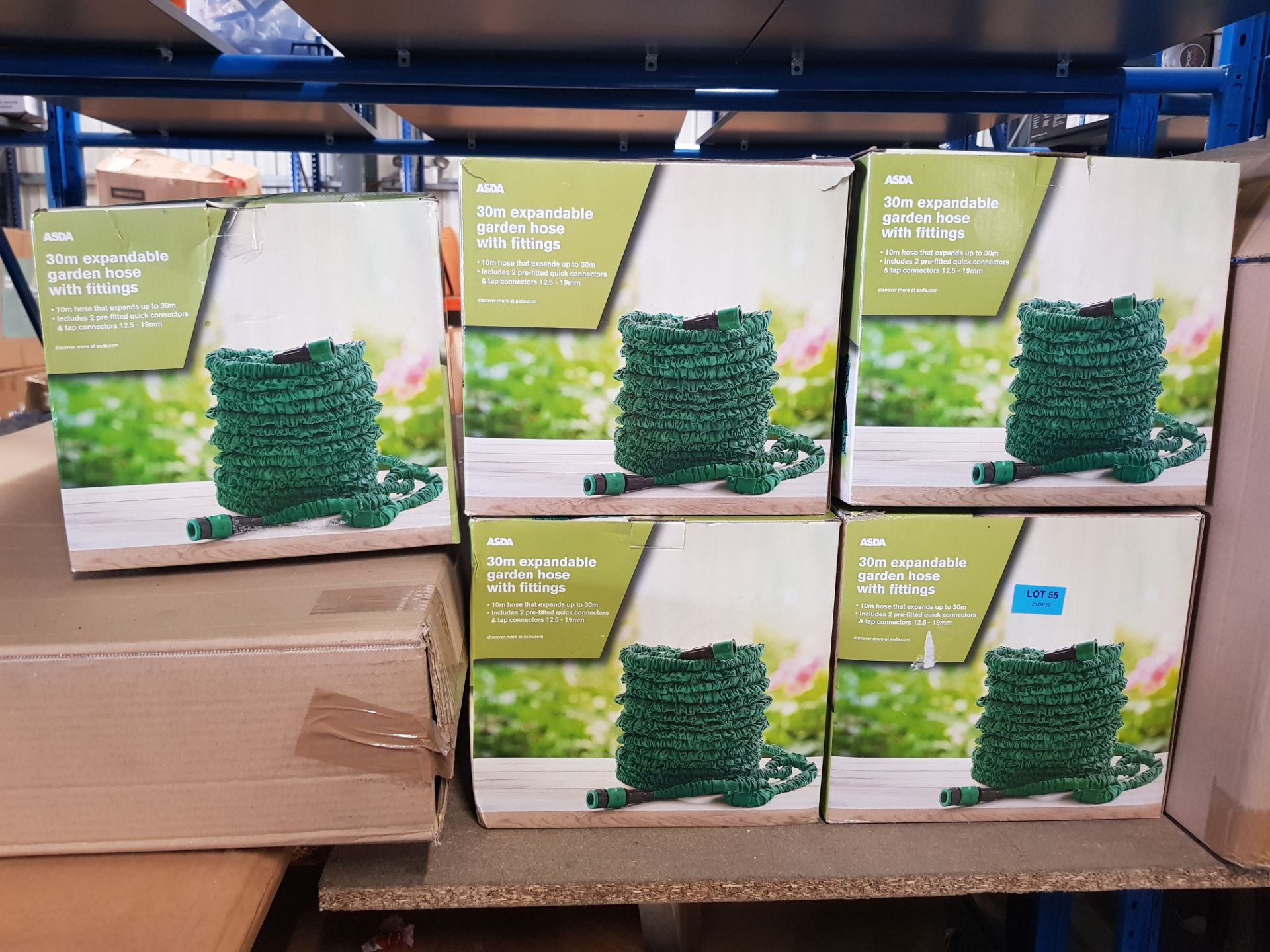 (55/6J) Lot RRP £100. 5x 30m Expandable Garden Hose With Fittings RRP £20 Each. - Image 2 of 3