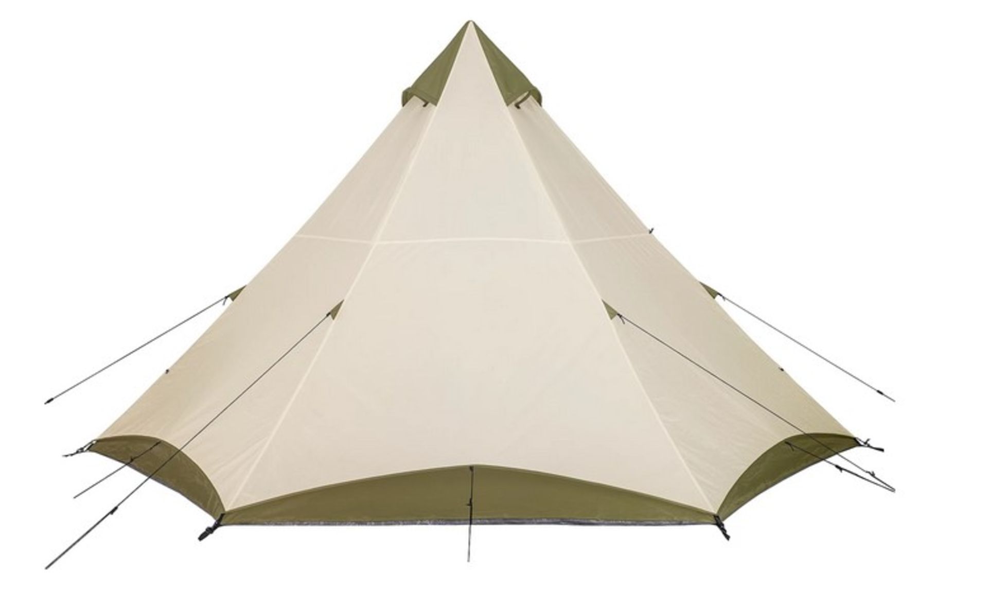 (33/6O) RRP £89. Ozark Trail Khaki 8 Person Teepee Tent. Assembled Dimensions: (W234 (224 Interna... - Image 4 of 8