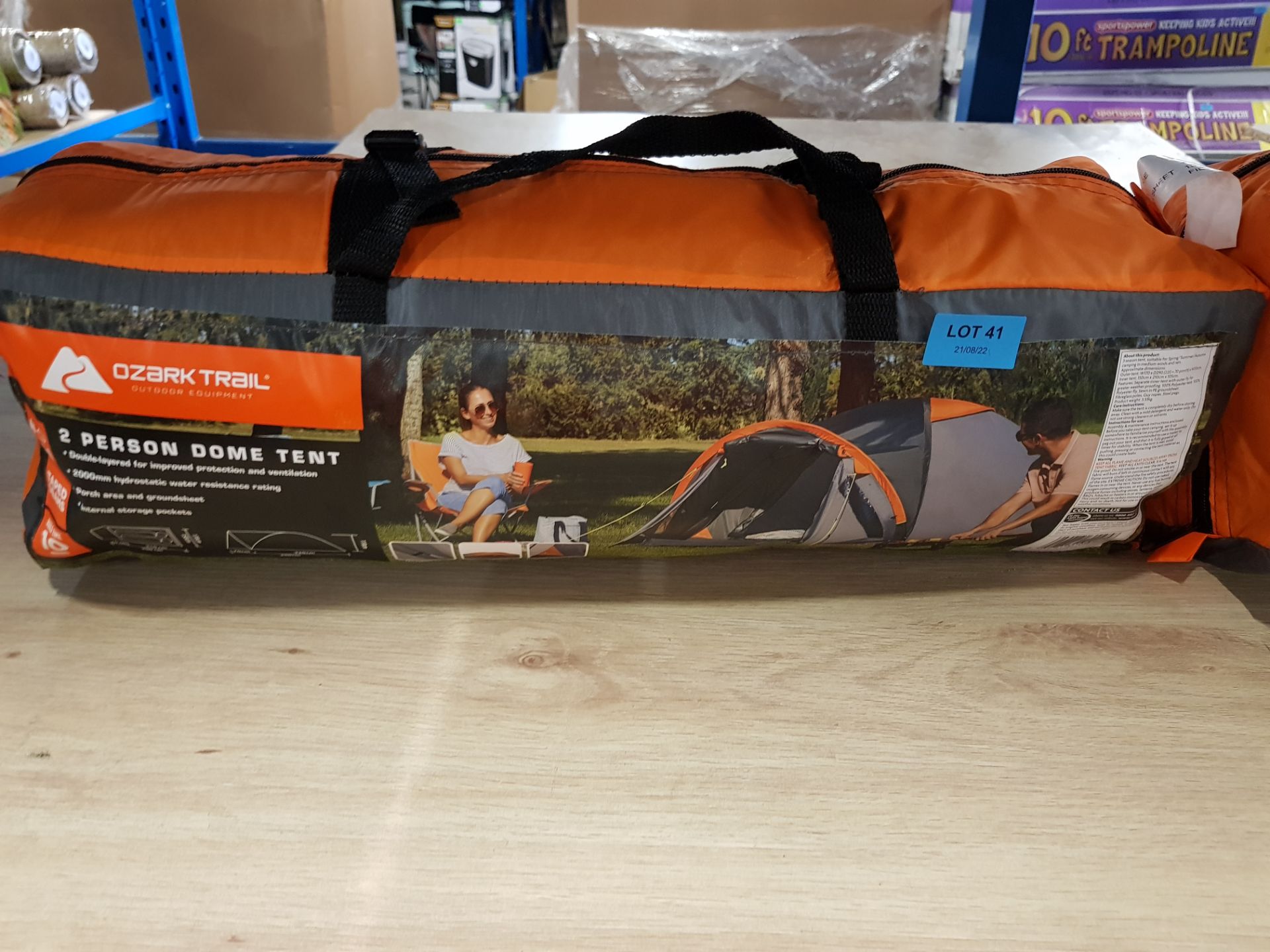 (41/5D) Lot RRP £80. 2x Ozark Trail 2 Person Dome Tent RRP £40 Each. Assembled Approx. Dimensions:.. - Image 5 of 8