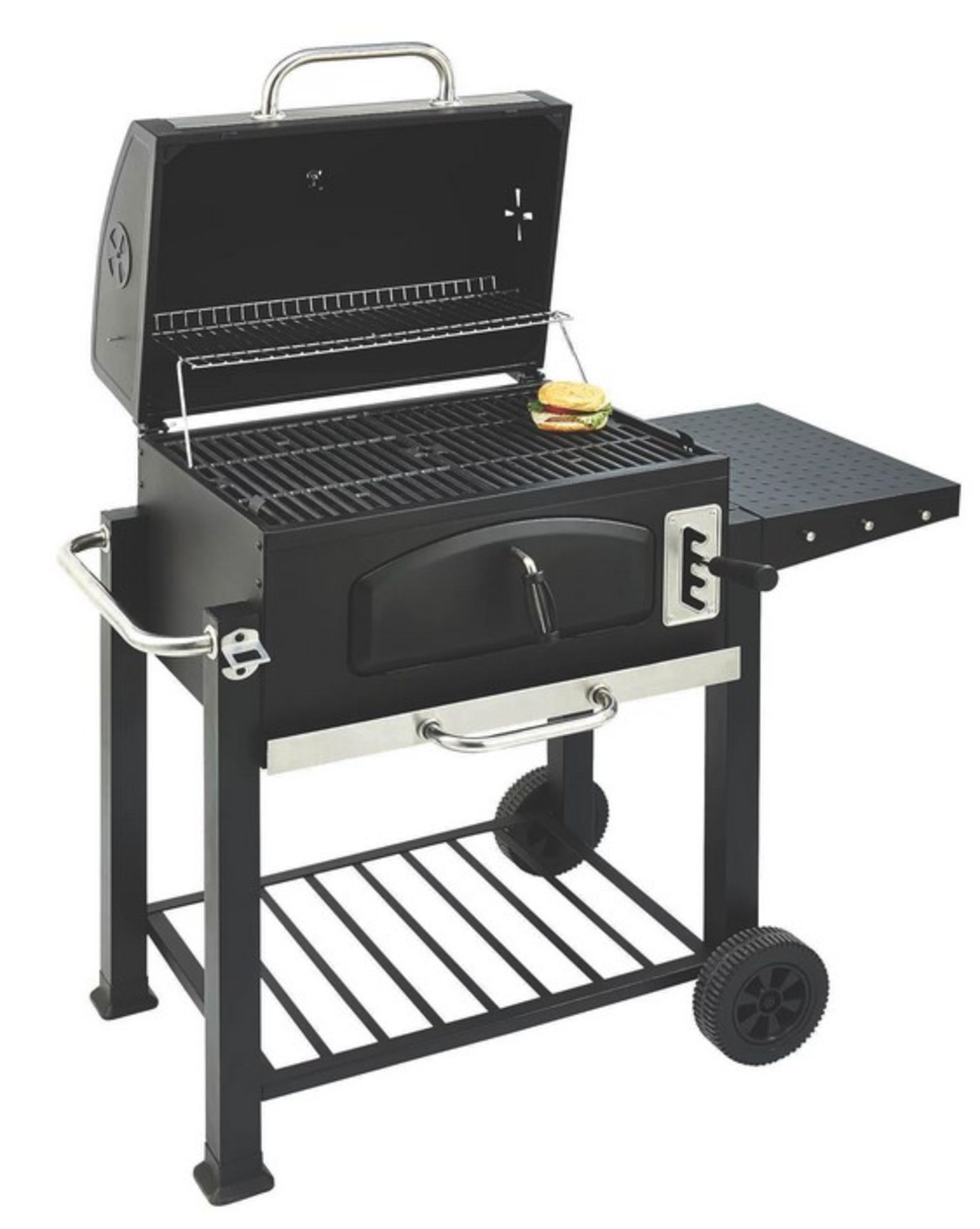 (9/P) RRP £139. Uniflame Classic 60cm American Charcoal Grill. Cooking Area 2,365 cm2 (W55.4 x D... - Image 3 of 9