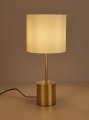 (75/7M) Lot RRP £152. 6x Lighting Items. 1x Gold Effect Storage Desk Light RRP £20. 2x Rust/Orang...