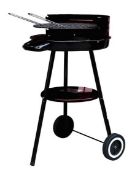 (68/5A) Lot RRP £120. 4x Expert Grill 40cm Round Trolley BBQ (With Extra 33cm Portable Grill Part...