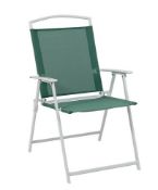 (101/6G) Lot RRP £100. 1x Miami Patio Set Green/White Items. (Lot Contains 4x Chairs & 1x Table –...