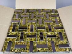 5 Square Metres - High Quality Glass/Stainless Steel Mosaic Tiles-55 sheets