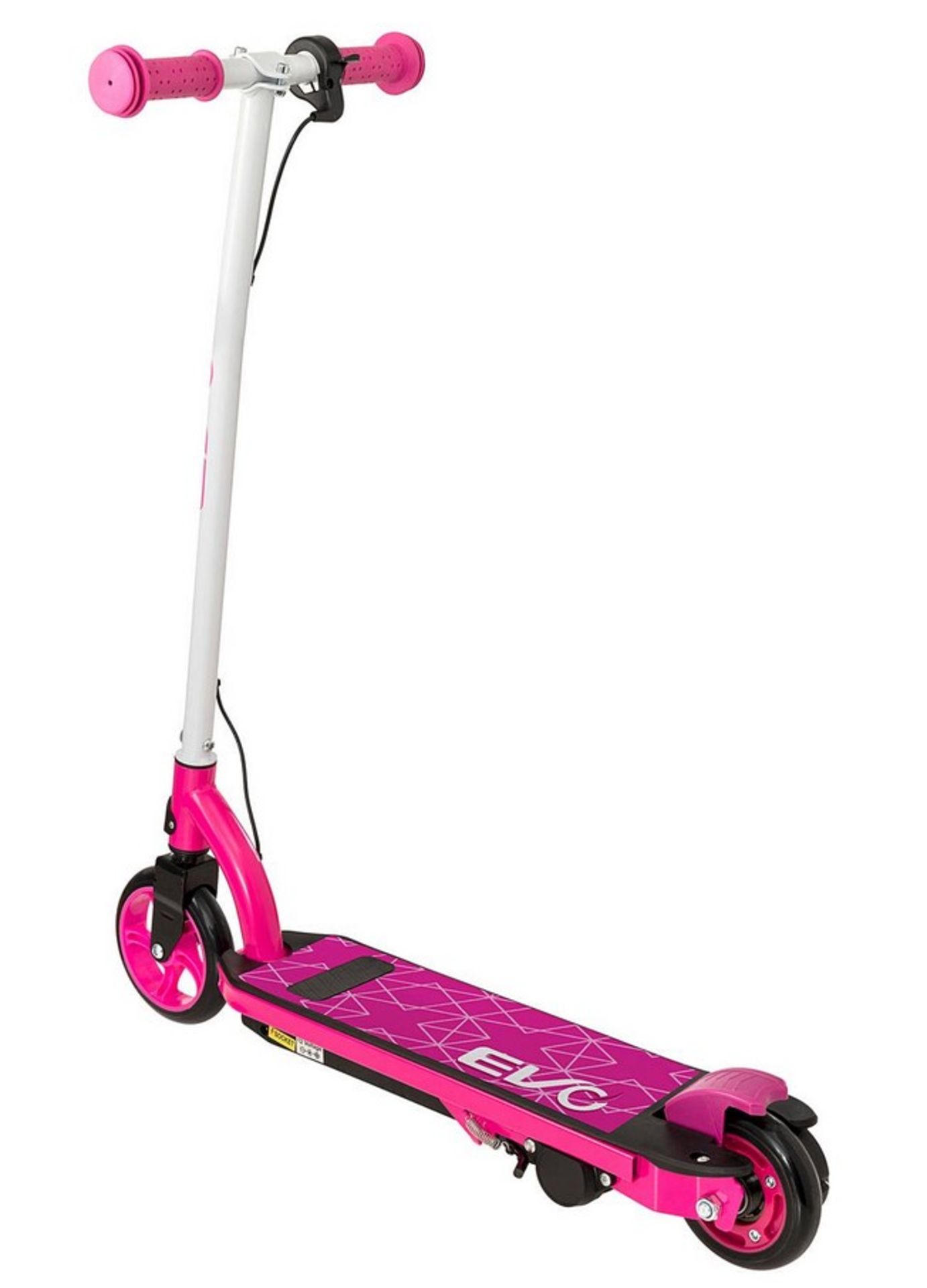 (59/Mez/R1E) RRP £85. EVO Pink Electric Scooter. 145mm front tyre. 120mm rear tyre. Rear brake. K... - Image 3 of 4