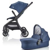 JuniorJones J-SPIRIT Stroller and Carrycot 2 in 1 Bundle – Insignia Navy RRP £2312.00