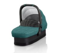 Junior Jones J-Carbon Carrycot - Caribbean Blue RRP £ 235