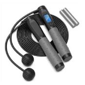 Pretty See Jump Rope, Counting Skipping Rope With Calorie Counter, Cordless Or Corded RRP 20.99