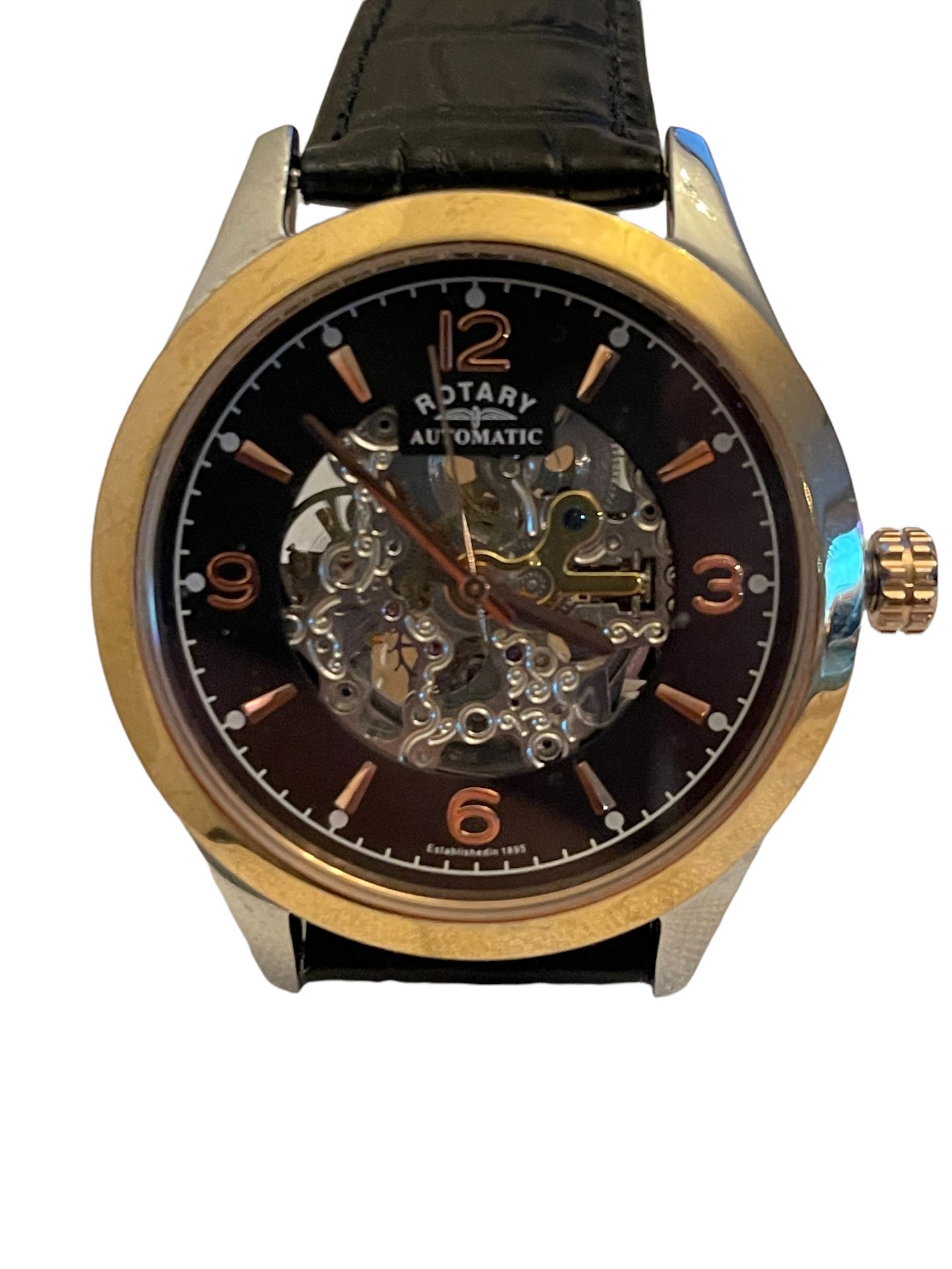 Rotary Skeleton Automatic Mens Watch - Ex Demo or Return Stock from our Private Jet Charter - Image 2 of 4