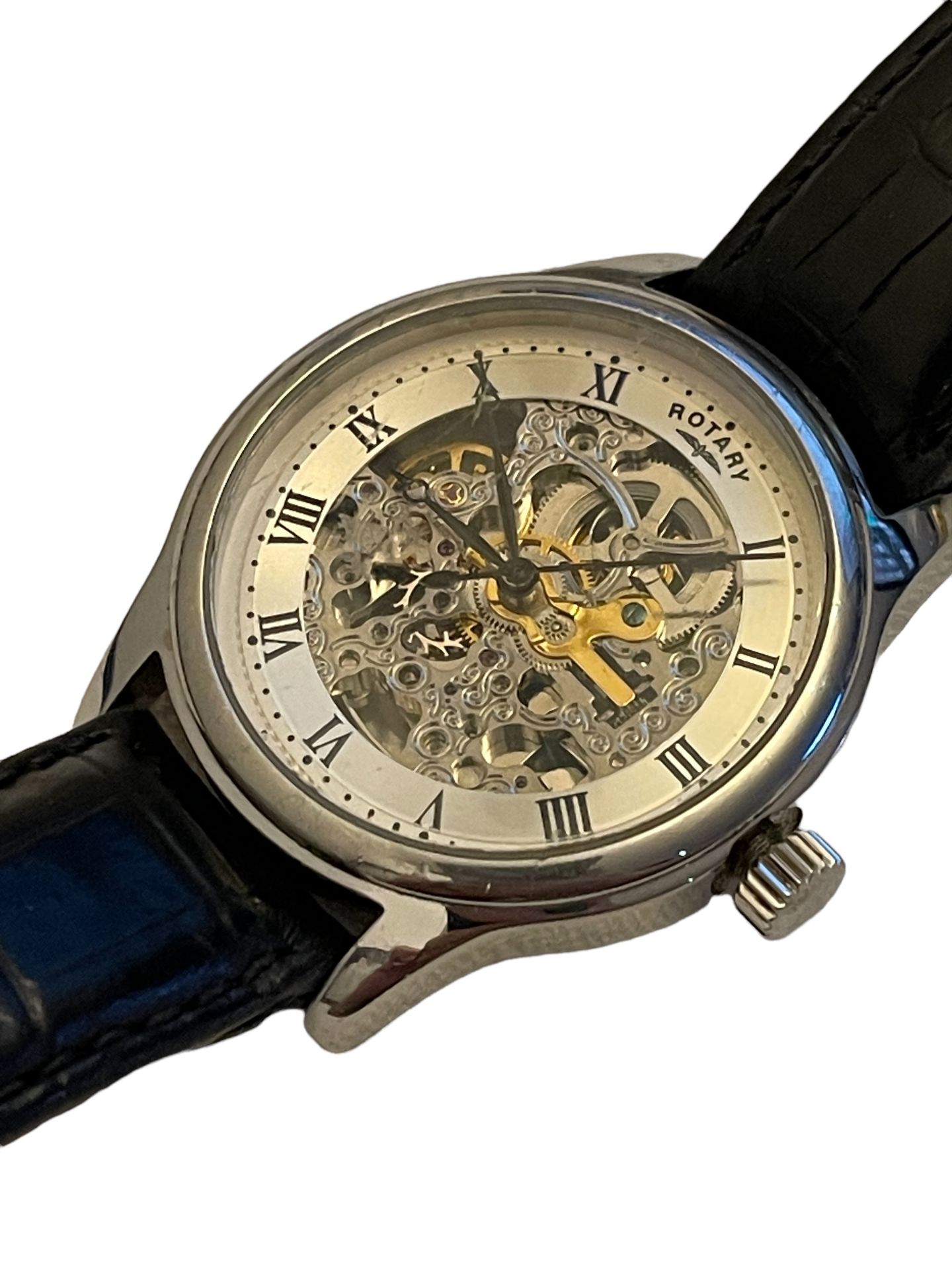 Mens Rotary Skeleton Automatic Watch - Ex Demo or Return Stock from our Private Jet Charter