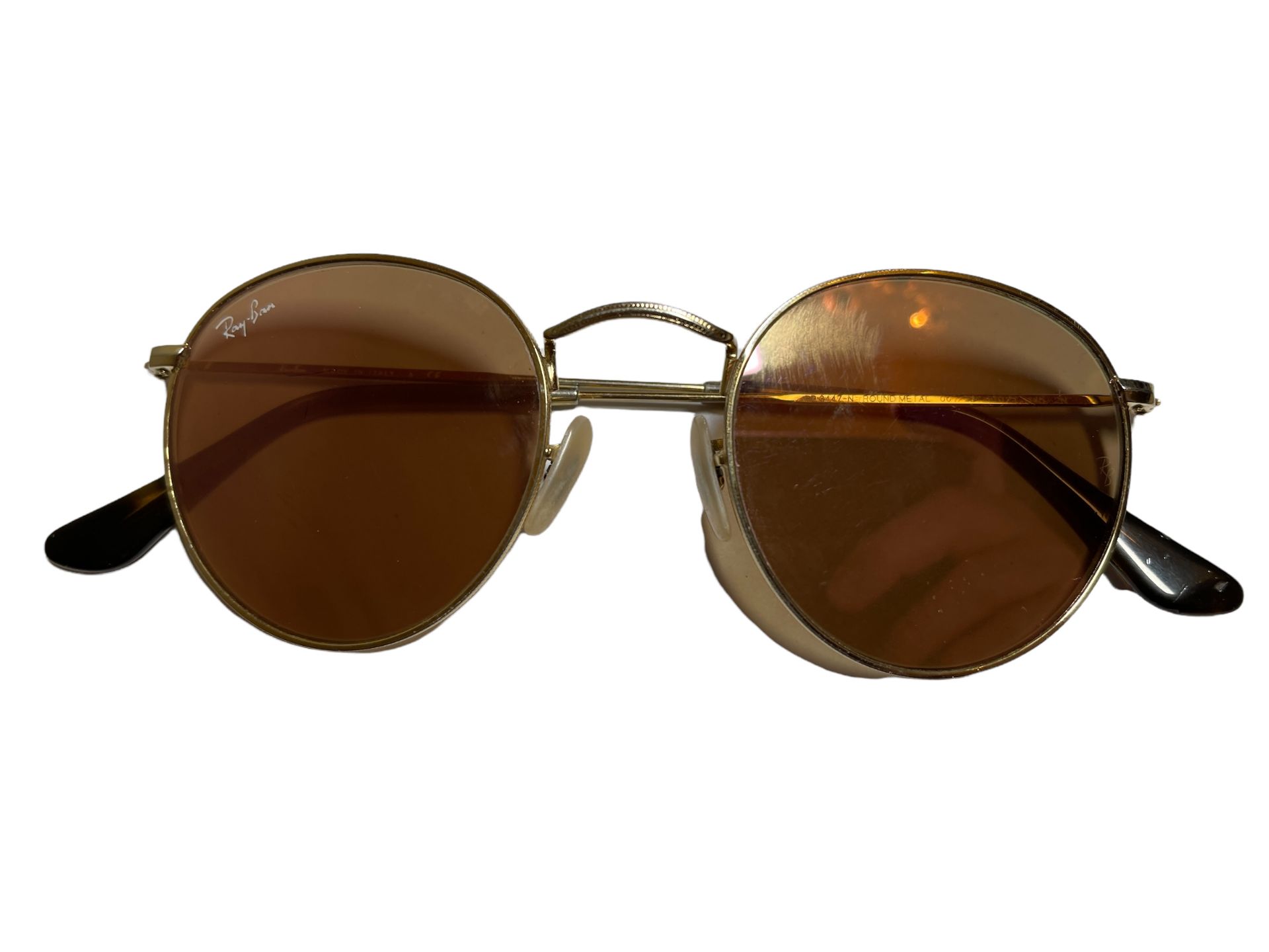 Ray-Ban Round Metal Sunglasses with Case RRP £137 - Ex Demo/SurplusStock from Private Jet Charter